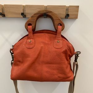free people leather purse